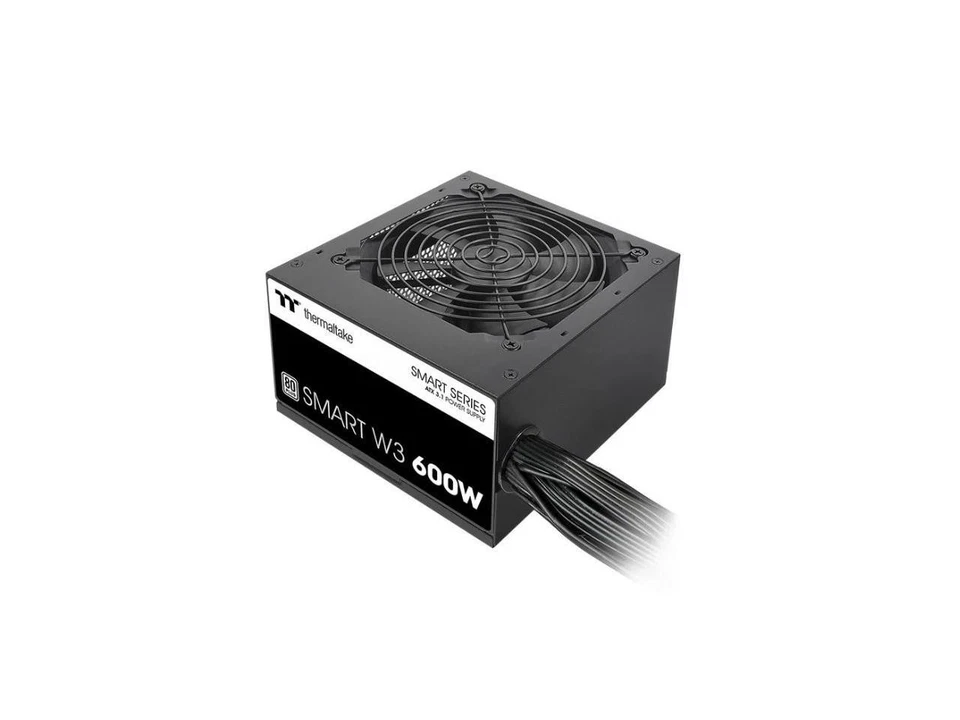 Thermaltake Smart W3 Series 80Plus Certified 600W Power Supply; ATX v3.1 Spec; - Image 1 of 4