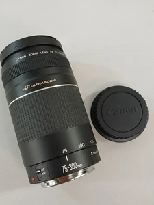 Tapa trasera del objetivo Canon EF 75-300 mm f/4-5,6 III - Probada en muy buena condición  - Imagen 1 de 8