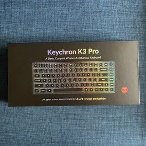 Keychron K3 Pro Wireless Keyboard 75% QMK VIA Brown Switch White Backlight K3PA3 - Afbeelding 1 van 5