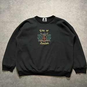 Vintage Churchill London Sweatshirt Herren XL besticktes Wappen Made In Australia - Bild 1 von 7