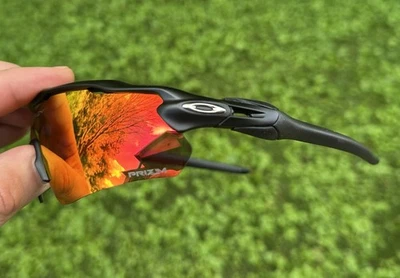 Oakley Radar Ev Path 9275 Matte Black/Red Prizm Sunglasses Including Hard Case - Image 1 of 4