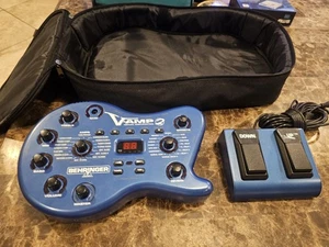 BEHRINGER V-AMP 2 VIRTUAL MULTI-AFFECTS GUITAR AMP W/FOOTSWITCH, BAG Tested Good - Picture 1 of 6