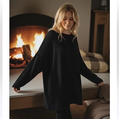 Colección de ropa de dormir DONNA KARAN gris jaspeado para mujer top de salón NUEVO talla GRANDE Foto 1 de 4