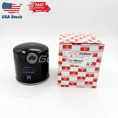 Element Oil Filter For Isuzu NPR NPR-HD NQR NRR 4HK1 5.2L 4HE1 4.8L 98-16 OEM - Image 1 of 4