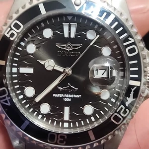 Cuarzo Invicta Pro Diver 43 mm negro y plateado 30018 - Imagen 1 de 6