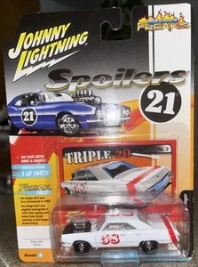 Johnny Lightning 1970 DODGE DART SWINGER White Lightning #58 White Hot White - Picture 1 of 2