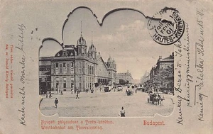 Hungary - BUDAPEST - Nyugati palyaudvar a Terez-koruton - Picture 1 of 2