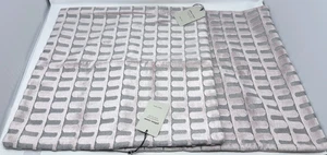 West Elm Pillow Cover Cut Velvet Archways Pink - 20” X 20" Set of 2 Sham Only - Picture 1 of 4