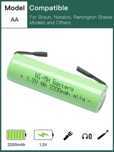 2200MAH WER131L2508 RECHARGEABLE BATTERY for Panasonic ER-131 - Picture 1 of 5