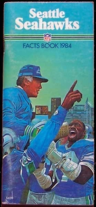 1984 SEATTLE SEAHAWKS NFL FOOTBALL MEDIA GUIDE - Picture 1 of 1