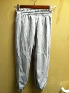 Base ball Baseball Pants Youth Boys Grey Gray Small Polyester Pullup NEW - Picture 1 of 2