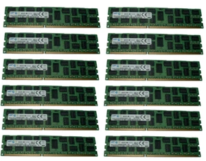 192GB (12x 16GB) 12800R RAM Memory For HP Proliant DL360 DL380 DL580 G6 G7 G8 - Picture 1 of 1