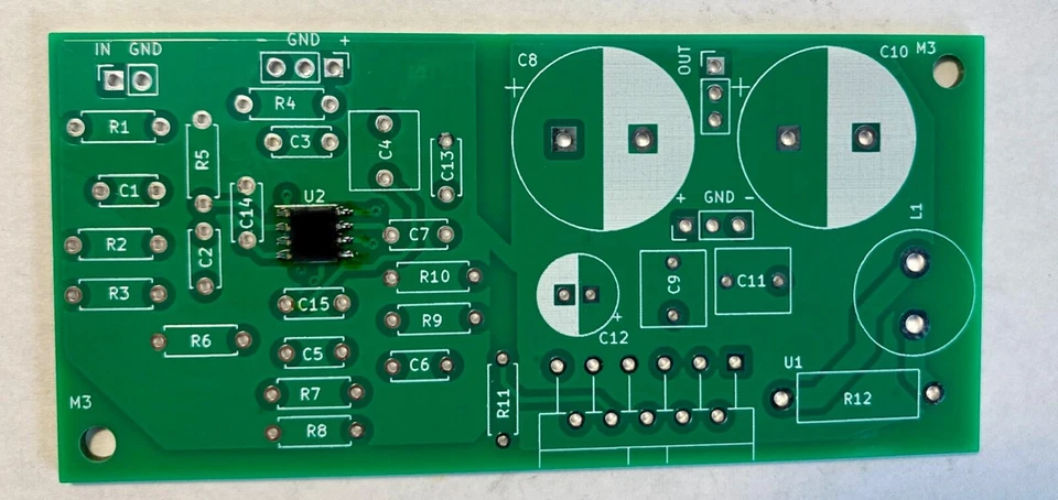Kit Amplificatore Composito 68W Ultra Bassa Distorsione LM3886, Solo PCB Canale Singolo - Immagine 1 di 2