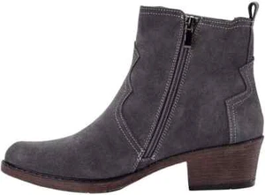 Propet Women's Reese Round Toe Casual Boots Color Dark Grey Size 10X (2E) - Picture 1 of 6