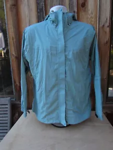 LL Bean Damen Windbreaker packbar Nylonschale mit Kapuze blau groß - Bild 1 von 7
