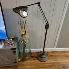 Vintage Industrial DAZOR Lamp Magnifying Floor Floating Articulating Arm