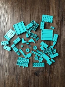 🧱LEGO City By Color Turquoise Bulk Sorted – Bricks, Plates Slopes, Unique - Picture 1 of 6