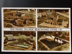 Isle of Wight: The Model Village, Blackgang Chine - Old RP Postcard by Nigh - Picture 1 of 1