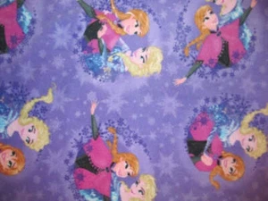 Frozen Sisters Fleece Fabric - Picture 1 of 2