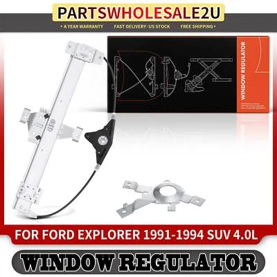 Rear Left Driver LH Side Power Window Regulator for Ford Explorer 91-94 V6 4.0L - Image 1 of 4