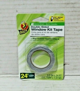 New! Duck 1/2 in x 24 ft Long Double sided Window Tape - Picture 1 of 2