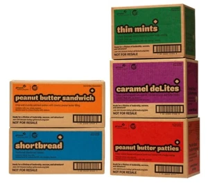 2025 Girl Scout FULL Case witht 12 BOXES/Packages . fast free shipping! - Picture 1 of 26