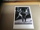John Curry/ Robin Cousins Olympic Ice skaters B/W postcard (unused) c1980
