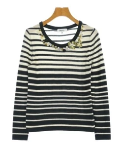 SONIA BY SONIA RYKIEL Sweaters BlackxIvory(Border) 38(Approx. S) 2200556972143 - Picture 1 of 8