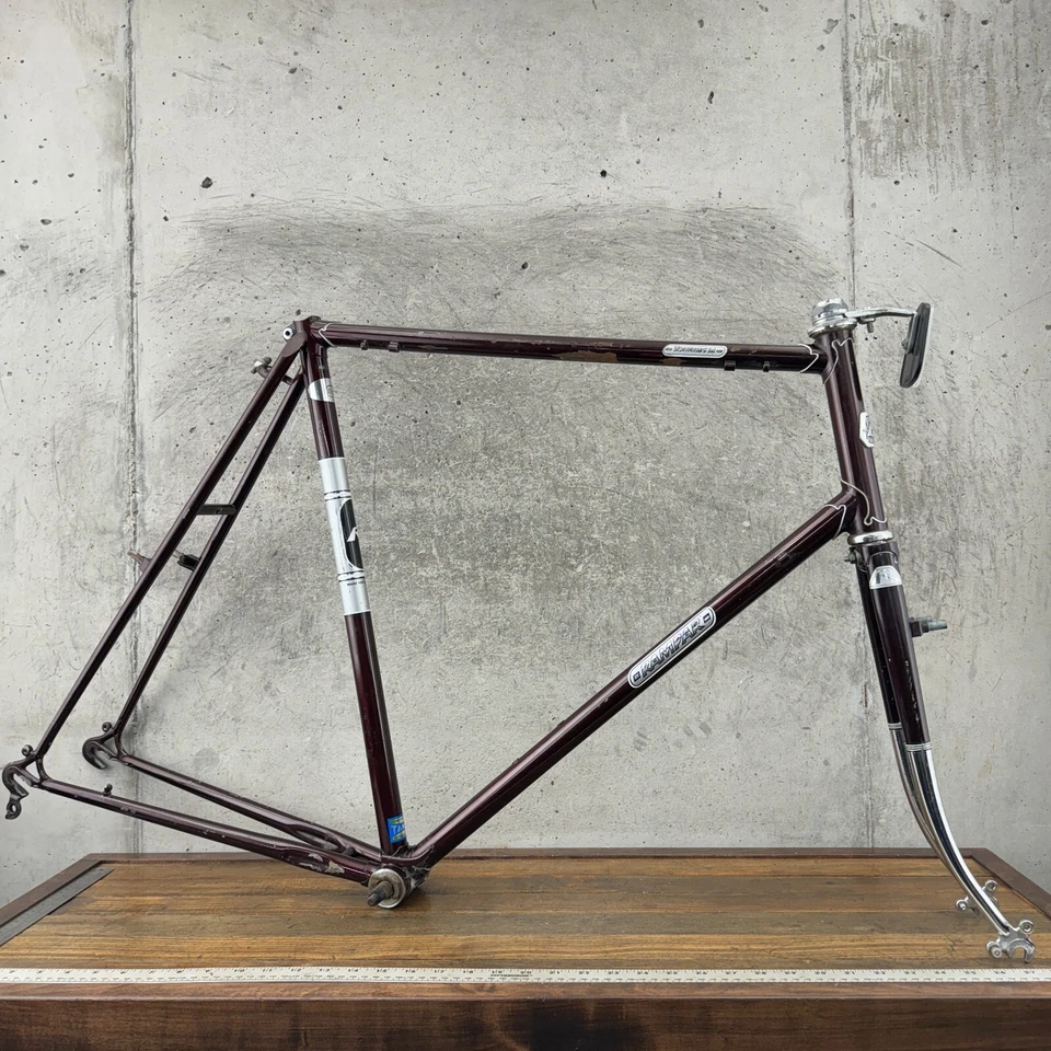 Juego de cuadro vintage Raleigh Touring 14 rampa 61 cm 24 alto grande tour con orugas 126 Foto 1 de 4