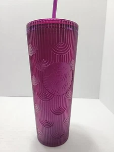 Starbucks 2024 Purple Pearl Shell Mermaid Siren Scales Venti Tumbler - Bild 1 von 3