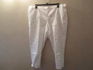 Women's Just My Size White Pants - Size 3X Petite - Preowned - Good Condition - Picture 1 of 4