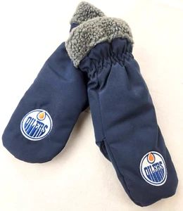 Edmonton Oilers NHL gefütterte Fäustlinge mit Außenmaterial Jugend Sherpa - Bild 1 von 4
