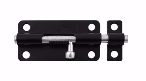 Hillman 5" Barrel Bolt Door Latch Galvanized Black Finish 851019 FAST SHIP! D8 - Picture 1 of 1