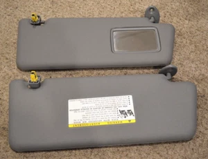 2006-2010 TOYOTA TACOMA SUNVISORS SUN VISORS PAIR GRAY AUTHENTIC - Picture 1 of 9