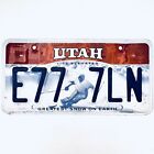  United States Utah Greatest Snow On Earth Passenger License Plate E77 7LN