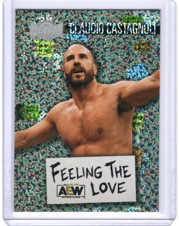 Claudio Castagnoli 2022 Skybox Metal Universe AEW Feeling The Love Insert FL-20 - Image 1 of 2