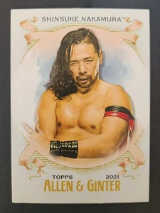 2021 Topps Heritage WWE Allen and Ginter - #AG-21 SHINSUKE NAKAMURA - Picture 1 of 2