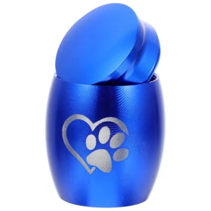  Pet Urn Small Dog Urns for Ashes Stainless Steel Casket Keepsake Memorial - Picture 1 of 6