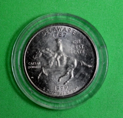 1999 P - Delaware - State Quarter P00385 - Image 1 of 2