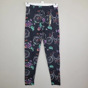 Nueva Mezcla Bicicleta Y Estampado Floral Poliéster Spandex Tobillo Leggings Talla Grande - Imagen 1 de 7