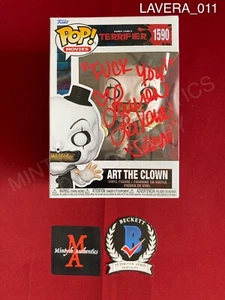 Lauren Lavera autographed signed Art the Clown Funko Pop #1590 Beckett - Picture 1 of 7