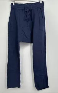 NSF Cotton Gauze Drop Crotch Pant In Blue Size P (XS) NWOT - Picture 1 of 4