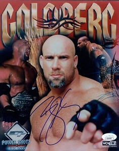 Bill Goldberg WWF WCW WWE Wrestler Signed 8x10 Glossy Photo JSA Authenticated - Picture 1 of 2