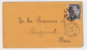 UNITED STATES 73 BLACK JACK NEWBURYPORT MA FANCY CANCEL B122 - Picture 1 of 2