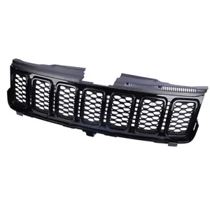 For 2017-2020 Jeep Grand Cherokee Front Bumper Upper Grille Gloss Black Trim - Bild 1 von 8