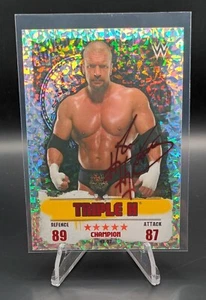 WWE Topps Slam Attax Takeover 2016 Triple H Red Champion Holographic #32 - Bild 1 von 2