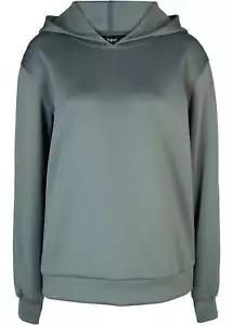 Oversize Sweatshirt aus Scuba-Ware Gr 40/42 Eukalyptusgrün Damen Sweat-Shirt Neu - Bild 1 von 1