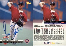 Ricky Bottalico Signed 1994 Classic #22 Card Scranton/Wilkes-Barre Red Barons