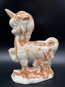 Vintage Unicorn Made With Kansas Clay Prairie Dog Town Originals By G. Green - Picture 1 of 5