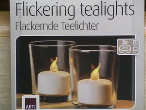 FLACKERNDE TEELICHTER - Bild 1 von 1